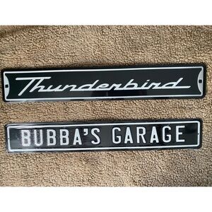 NWT -2- Open Road Metal garage signs for your special cave!
